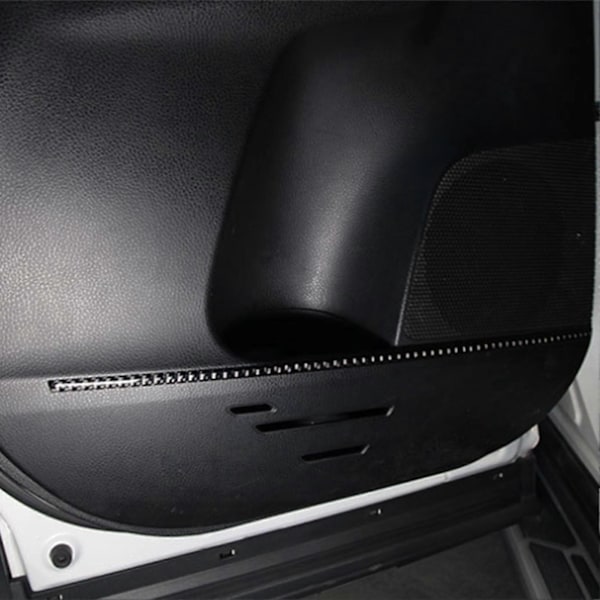 4 st Bil Interiör Dörrpanel Skydd Trim List Dekor Kolfiber Passar RAV4 2015?2019