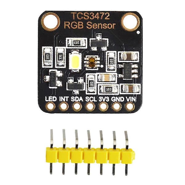 Fargegjenkjenningssensor TCS230 TCS3200 Lyssensor RGB for STM32 DC 3.3/5V