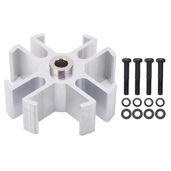 1in Aluminium Radiator Blæser Spacer Kit 1210 Erstatning for GM CHEVY SBC BBC Kort Lang Vandpumpe