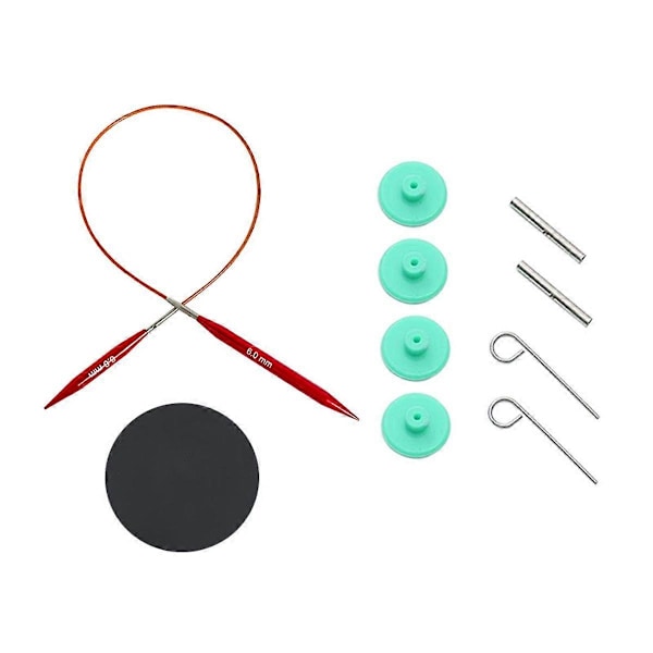 Virknål Rundstickor Set DIY Konst Hantverk Vävning Sömnad Stygn Verktyg Virknål Stickverktyg B