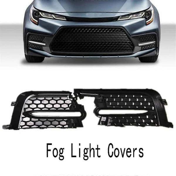 For Sedan SE XSE 4-dørs 2020 Front Tåkelysdeksler Bezel Tåkelys Grill