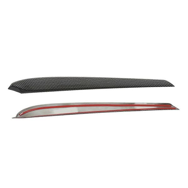 2 stk. ABS Karbonfiberstil Innvendig Armlenpanel Deksel Trim Frontdørpanel Trim Deksel Erstatning for Tesla Model 3