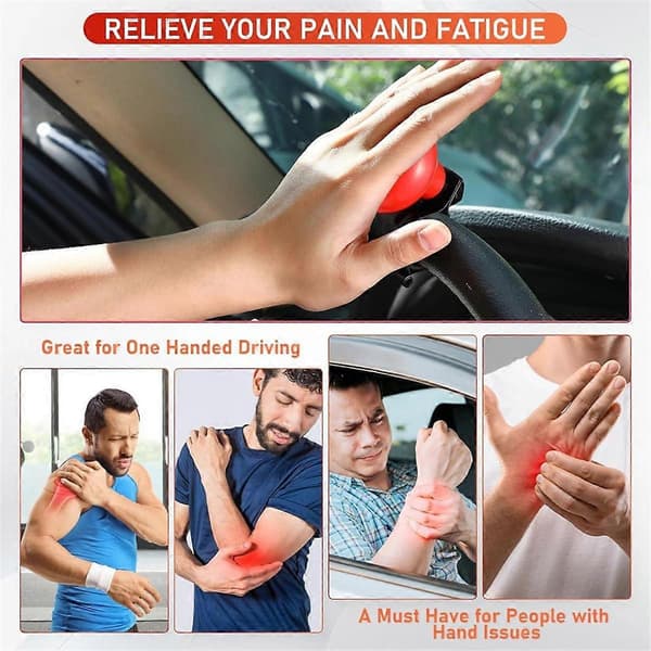 2 stk. Ratknop Spinner Knapper Rat 360 Graders Rotation Traktor Tilbehør til Biler, Lastbiler
