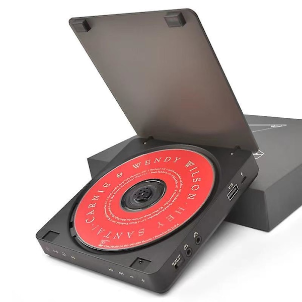 Portabel CD-spelare Dubbel Hörlursversion Kontaktknappar