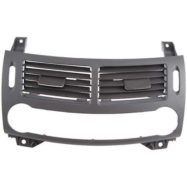 Främre Central Luftkonditionering Mitten AC Ventilationsgaller Panel Skydd för E-Klass W211 2003-2008 (Mörkgrå)