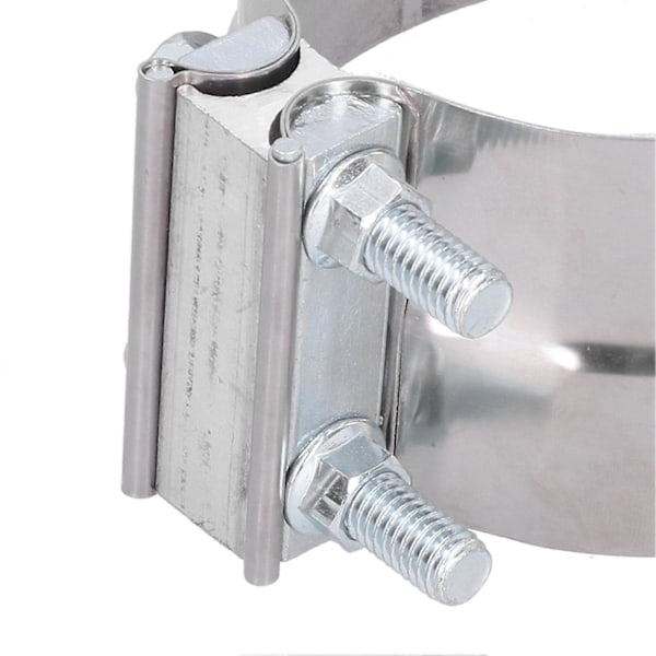 5in Udstødningsbåndklemme Overlappende Samling Rustfrit Stål Konnektor til Lyddæmper Downpipe Header Manifold