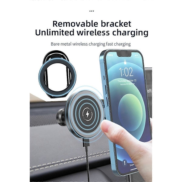 Magnetiskt telefonstativ för 15 14 13 12 Serien Vikbart Smartphone-hållare Portabel Mobiltelefonhållare