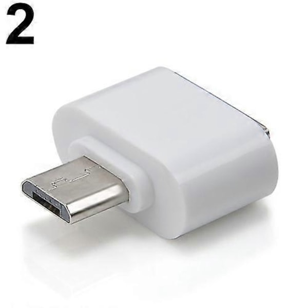 Micro USB Han til USB 2.0 Hun Adapter OTG Konverter til Android Tablet Telefon TSUNDEAU