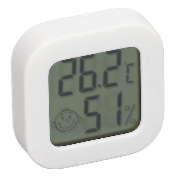 Termometer Hygrometer Temperaturmätare LCD Digital Display med Inbyggt Batteri