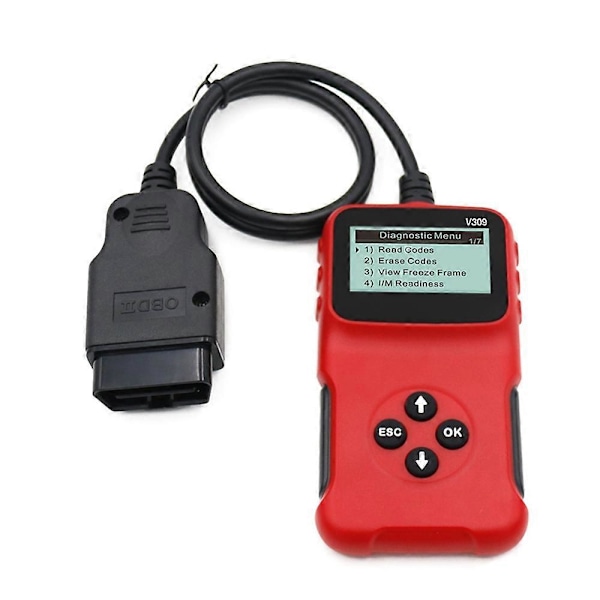 Kodläsare ODB2 KW680 Bil Diagnostikverktyg OBDII OBD2 Auto Scanner Motor Kontroll LED-Display