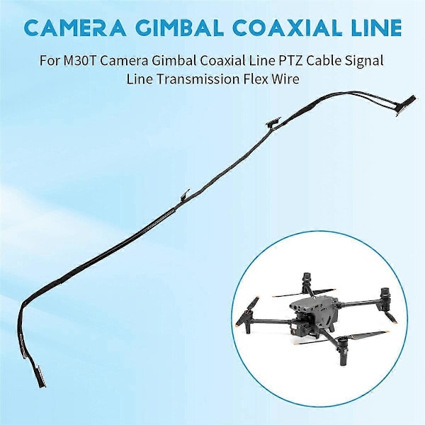 Til M30T Kamera Gimbal Koaksial Linje PTZ Kabel Signal Linje Transmission Flex Ledning