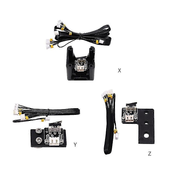 3D-skrivare X Y Z-axel Gränslägesbrytare & Kabelset för Ändstopp för Ender-3 Ender3 Y limit switch
