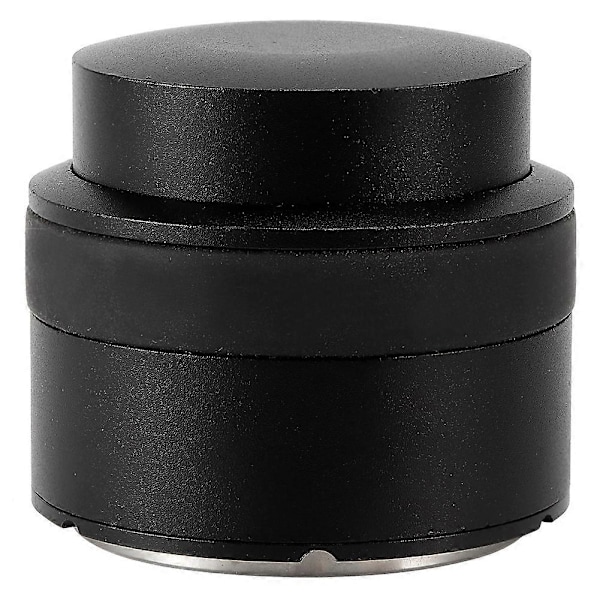 51 mm Kaffe Tamper Fordeler Nivelleringsværktøj i Rustfrit Stål Kaffetilbehør Sort