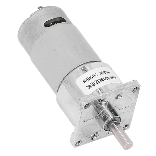 DC24V Vaihdemoottori Itselukittuva Ruuvivaihde Nopeuden Alennus Moottori Keskusakselilla CW CCW 42F555 300RPM
