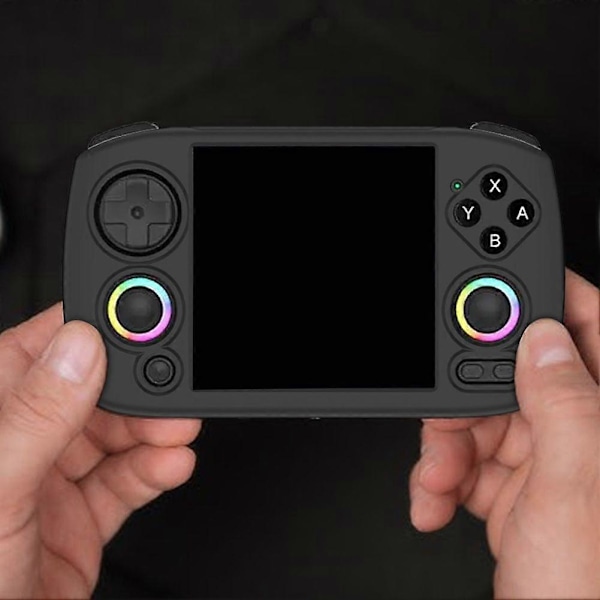 Gamepad-hus med snorbeskyttelsesdeksel for RG CubeXX Ripesikkert spillkonsollbeskyttelsesetui Kremhvit