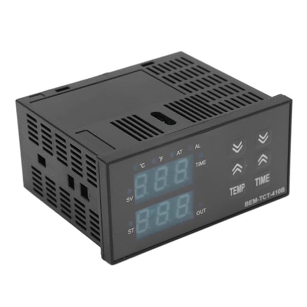 BERM Temperaturkontroller Set Digital Display K Typ Temperaturkontroller 100?240V för Värmepressmaskin