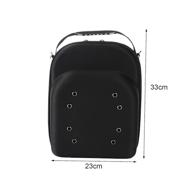 Hatt Bæreveske Stor Kapasitet med Håndtak Glidelåslukking Skulderstropp Design Støvtett Baseballhatt Etui Holder Oppbevaring Bæreveske Campingutstyr