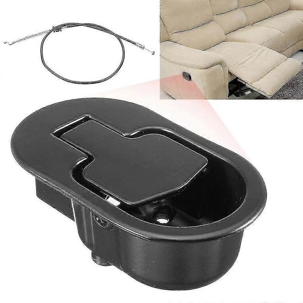 Sofa Recliner Håndtak med Utgivelseshendel Triggerkabel Black