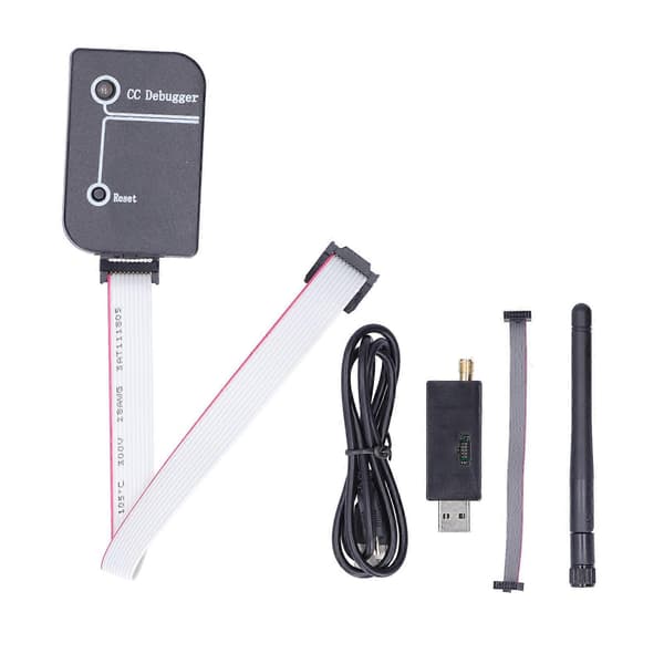 CC Debugger RF System Programmer 2.405?2.485GHz Modul Tilbehør med Antenne USB Kabel CC2540