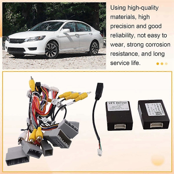 Car Radio Canbus Boks for ACCORD 9TH 2.4L 2013-2016 Auto Ledningsnett Strømkabel Dekoder Adapter