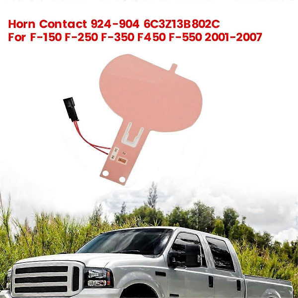 Bilhornkontakt 924-904 6C3Z13B802C för F450 F-550 2001-2007 Ratt Hornkontakt
