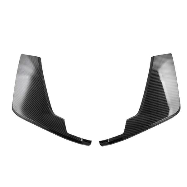 Karbonfiberfarge Bil Bakre Støtfanger Side Splitter Spoiler Dekor Deksel Trim for Dolphin Mini/ Seagull
