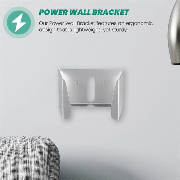 Gen2 Power Wall -seinäteline Ethernet-sovitin kiinnitystelineet Vakaa seinäkiinnike