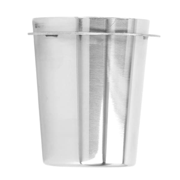 58mm Kaffedosering Kopp Universal Rustfritt Stål Kaffemaskin Håndtak Dosering Kopp Kaffepulvermater Sølv