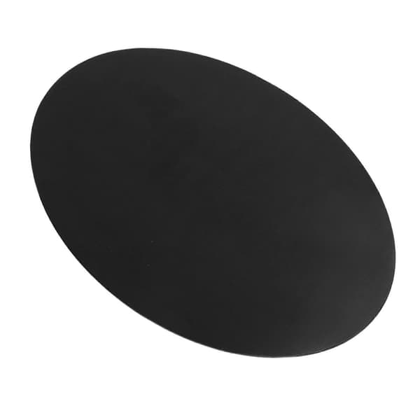 Motorcykel Oval Nummerplade Aluminium 2,5 mm Tykkelse Børstet Finish Rustfri Universal Nummerplade Sort
