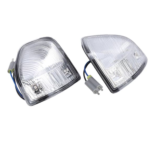 Par Spejl Blinklys 68302828AA Erstatning for Dodge Ram 1500 2500 3500 4500 5500 Transparent