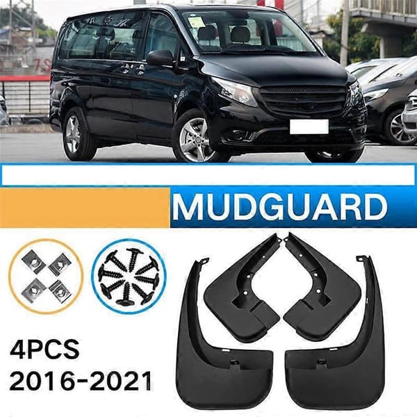 Stænklapper til V-CLASS W447 2016-21 Mudguard Splash Guard Cover Bil Refit Udvendigt Tilbehør