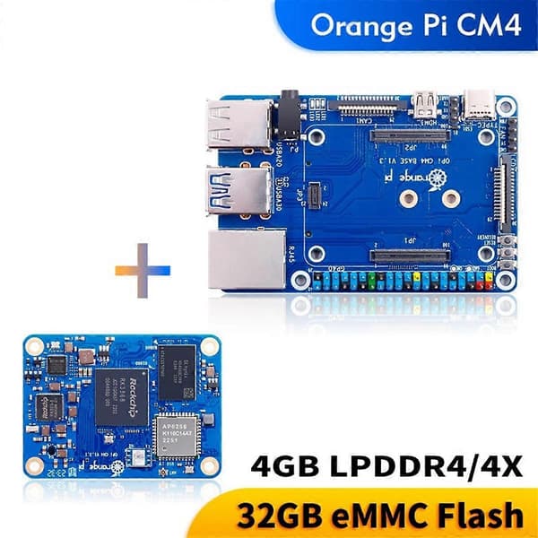 cm4 Udvidelseskort 4GB + 32GB Emmc WIFI5-BT5.0 Orangepi cm4 Kør Android Debian OS