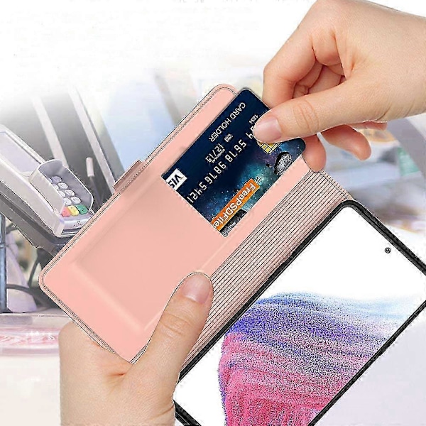 Samsung Galaxy A06 -kotelo, iskunkestävä TPU-sisäkuori, nahkainen puhelinkotelo s20241212286 Style D