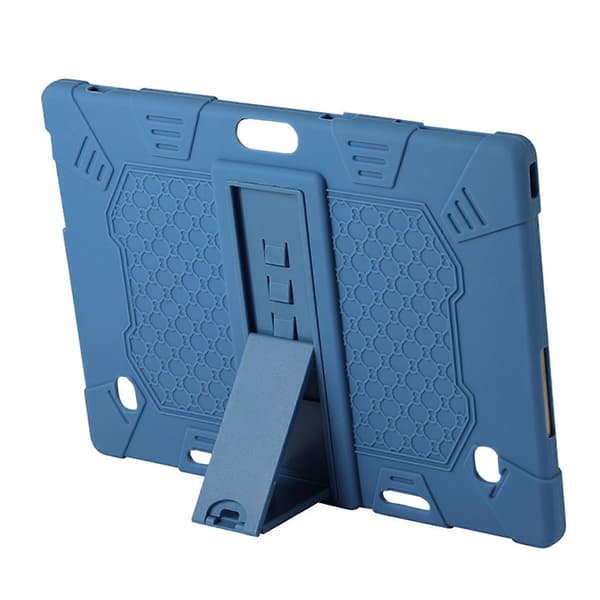 Tablet Cover til M30 M30 PRO 10.1 Tommer Tablet Silikone Cover Justerbart Tabletstativ med Pen (Blå)