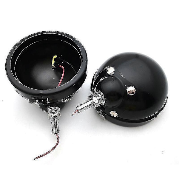 4 1/2\" 4.5 Tum Led Extraljus Dimljus Med Monteringsring Fäste Motorcykel Touring Electra Glide Banmo 1 set C