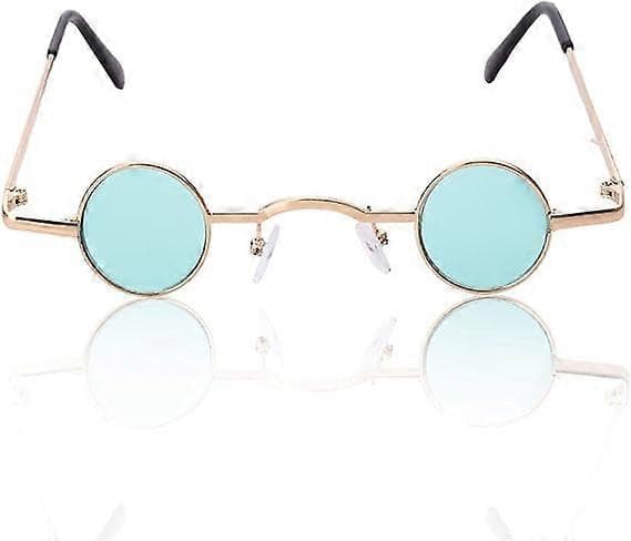 2 par uvanlige solbriller med ekstremt små glass Unisex