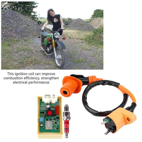 6-pins CDI Justerbar DC Ytelse Tennplugg Coil for GY6 50cc 250cc Scooter Moped ATV Del