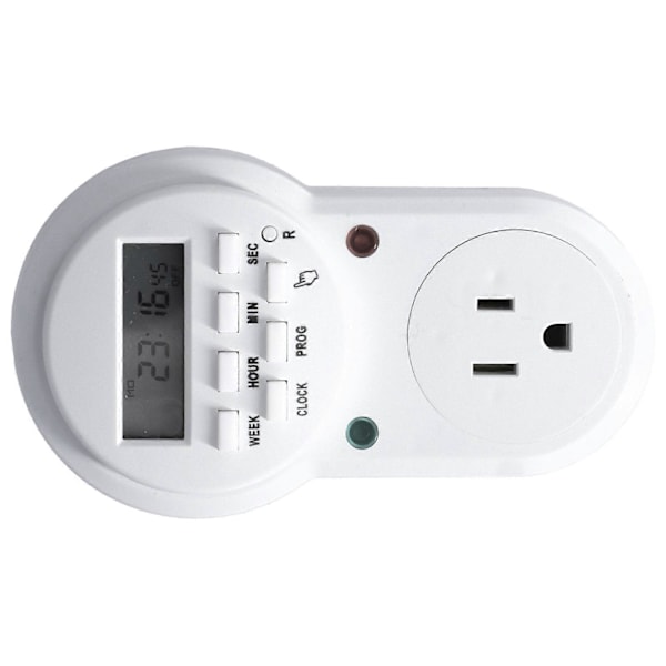 Timer Stikkontakt Digital Programmerbar Stikkontakt Timer til Elektriske Stikkontakter Lys og Husholdningsapparater