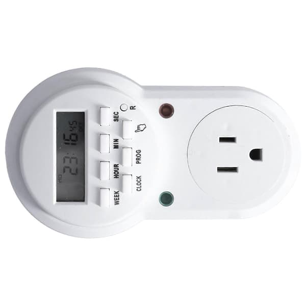 Timer Uttak Digital Programmerbar Timer for Elektriske Uttak Lys og Husholdningsapparater
