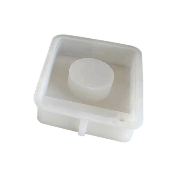 B Ornamenter Silikoneform Lysestage Base Silikoneform DIY Cement Gips Hjem Dekorationer Form Resin Form