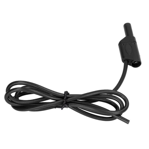 Bananplugg Testkablar Kit Säker Typ Hane till Hane Elektrisk Multimeter Set J.70016 4mm Svart