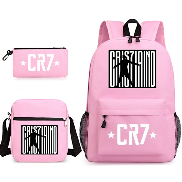 3-pack Student Skolväska Rese Laptop Skolväska Watermelon red
