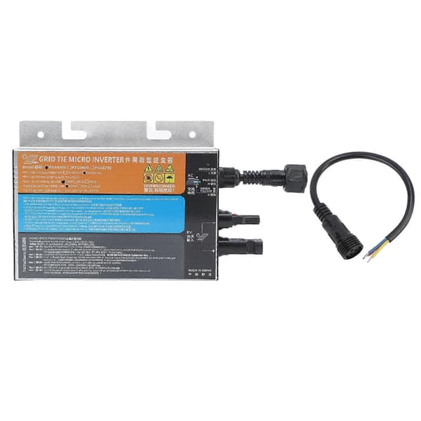 500W Solar Micro Inverter Sinusbølge Strømbeskyttelse Aluminiumslegering AC Solar Grid Tie Micro Inverter til solpanel