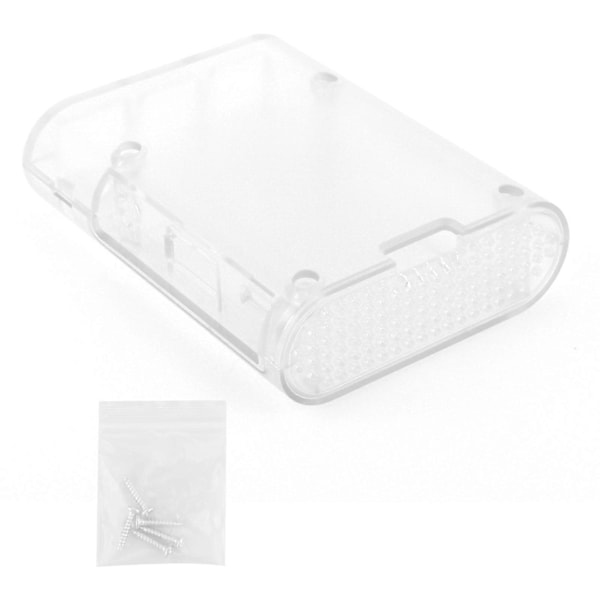 ABS Skyddsfodral Frostat Transparent Skal Komponent för Raspberry Pi 3B 3B+