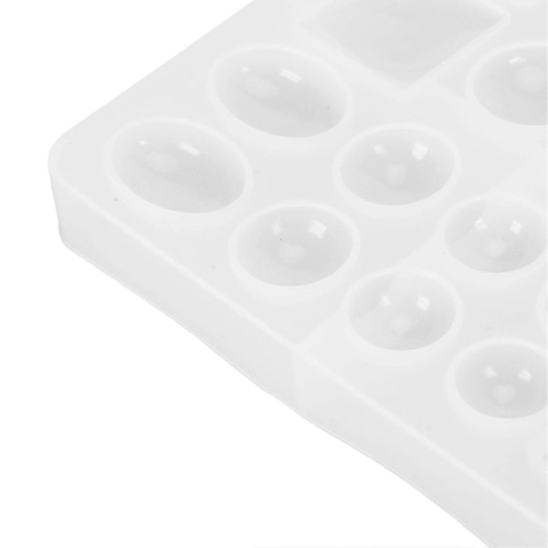 Resin Smykkeforme DIY Blød Silikone Forebygger Deformation Rivfast Halskædeform til Øreringe Vedhæng