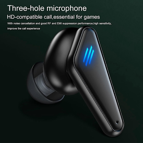 K55 Peli Kuuloke Matala Latenssi Vakaa Lähetys Ergonominen Muotoilu Langaton Bluetooth-yhteensopiva Peli Kuuloke Viihdekäyttöön
