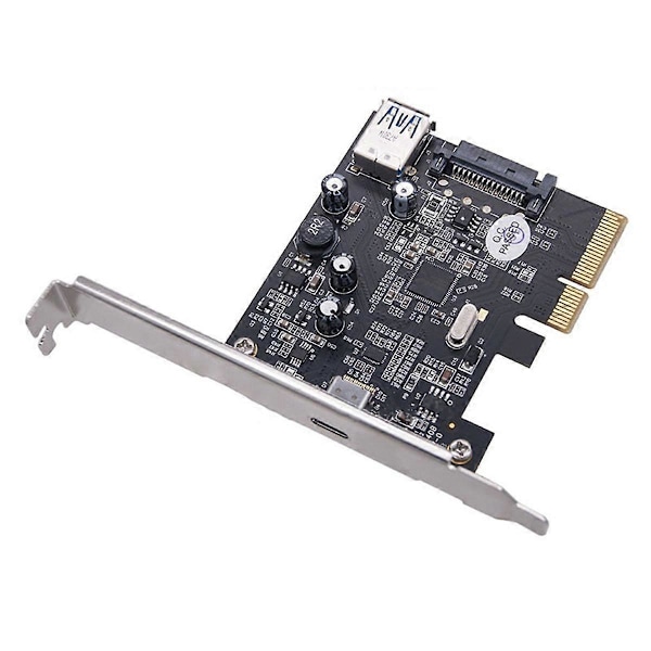 USB3.1 PCI-E -laajennuskortti PCI-E Express 4X - USB 3.1 Gen 2 10Gbps 2-porttinen laajennuskortti ASM1142-piirisarjalla PC-kannettavalle