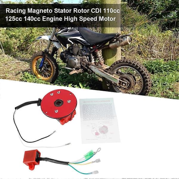 Racing Magneto Stator Rotor CDI 110cc 125cc 140cc Motor Höghastighetsmotor