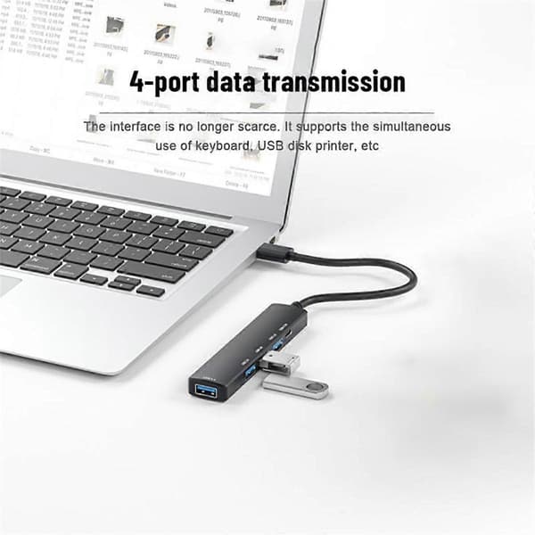 5-i-1 USB Docking Station USB Hub PD 100W 4K 30Hz USB 3.0 USB2.0 USB C HUB Splitter til PC Laptop Computer USB Hub