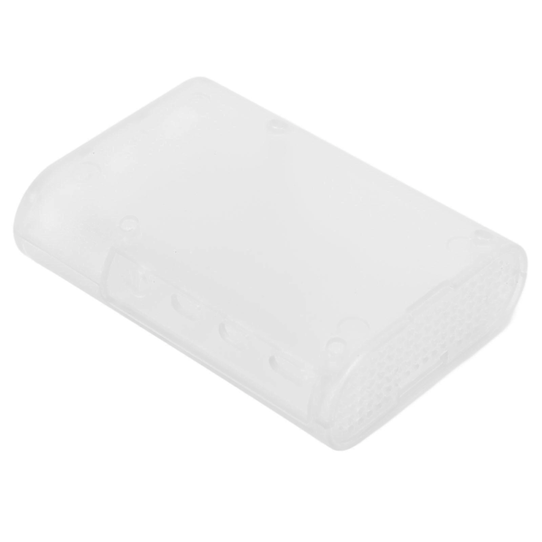 Kabinett ABS Varmeavledning Beskyttende Skall Kjøledeler for Raspberry Pi 4 Modell B Transparent